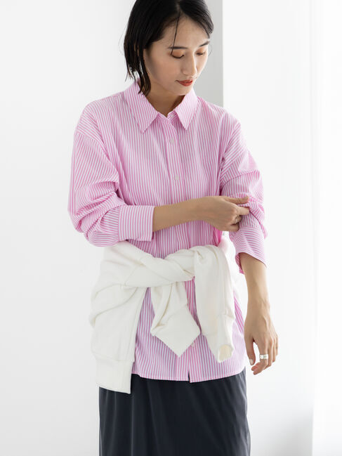 Te chichi「オーバーサイズシャツ」|シャツ・ブラウス|ピンク