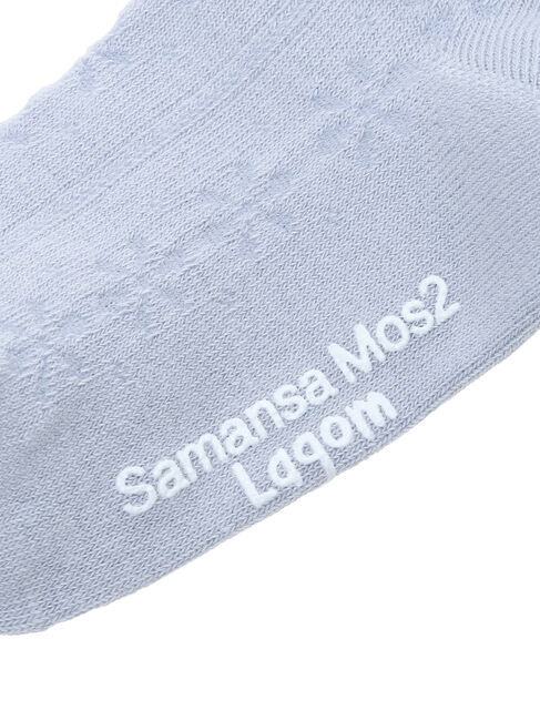Samansa Mos2 Lagom「透かし編みソックス」|ソックス|