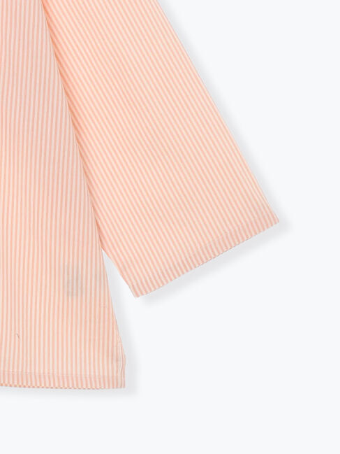 Samansa Mos2 Lagom「【140・150】ストライプ柄セーラーカラーシャツ(セットアップ可)」|シャツ・ブラウス|