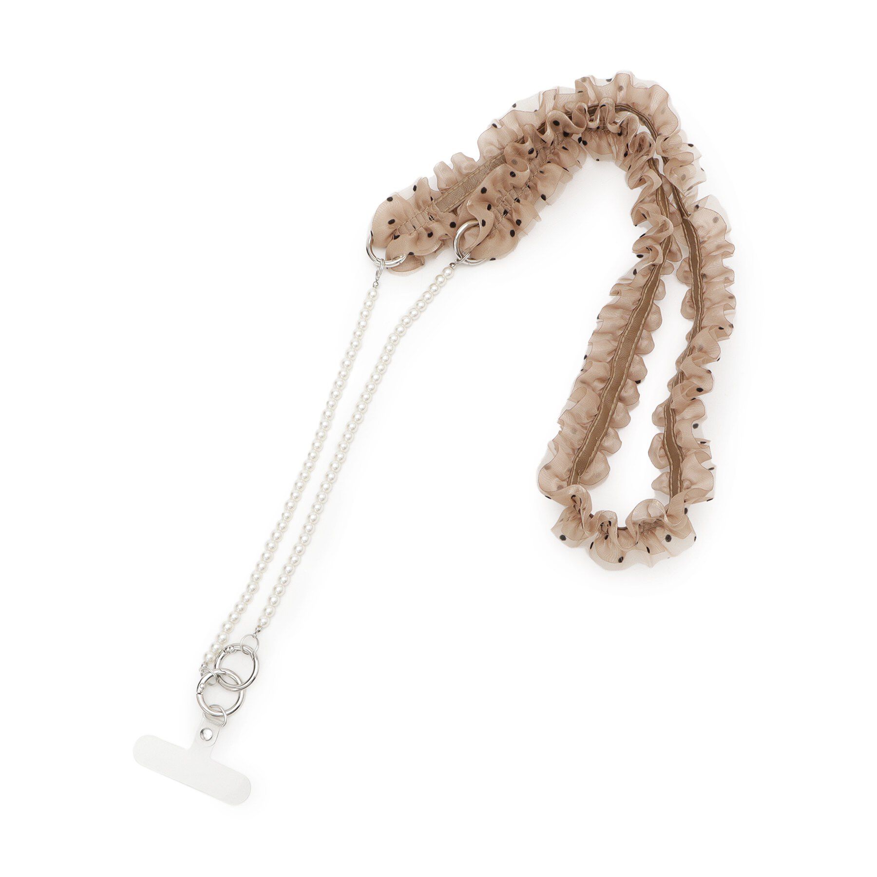 grove「ドットチュールパール調ストラップ」|ストラップ|