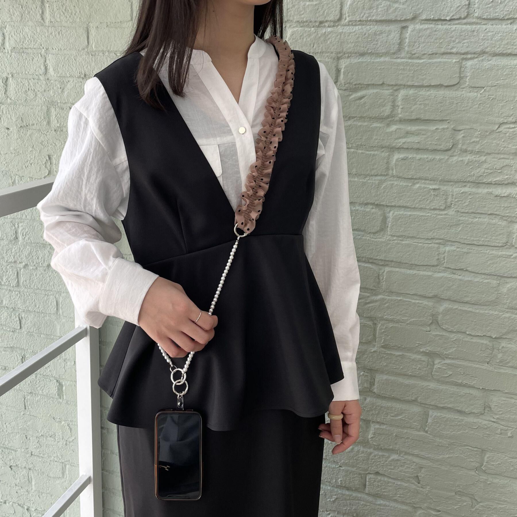 grove「ドットチュールパール調ストラップ」|ストラップ|