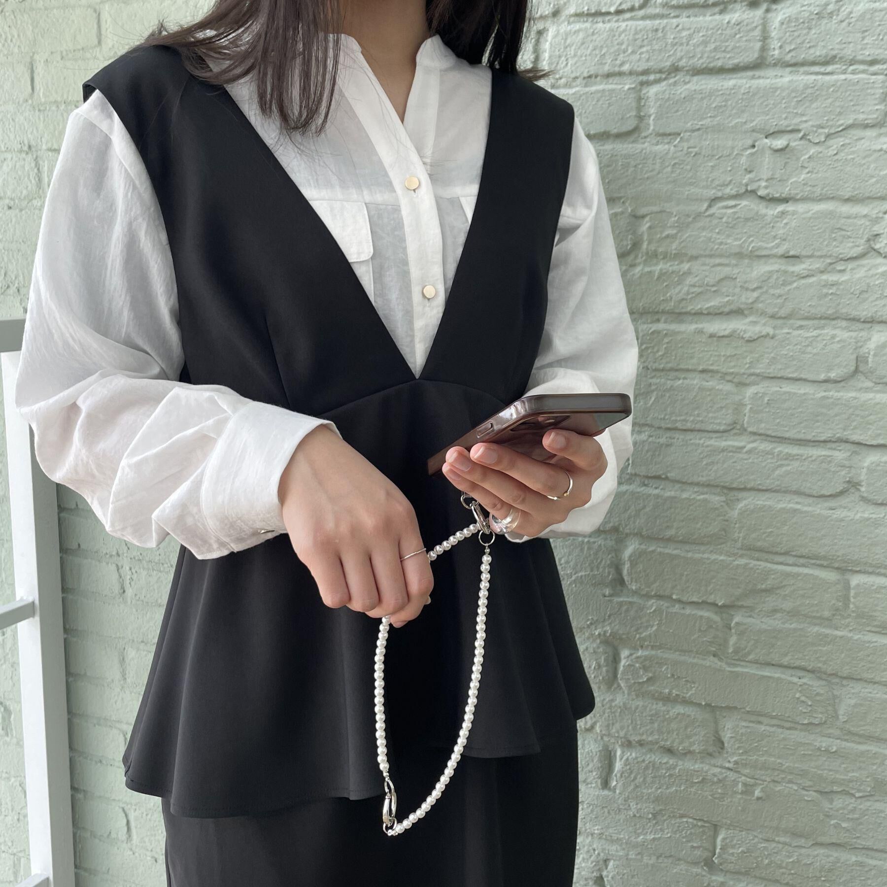 grove「ドットチュールパール調ストラップ」|ストラップ|