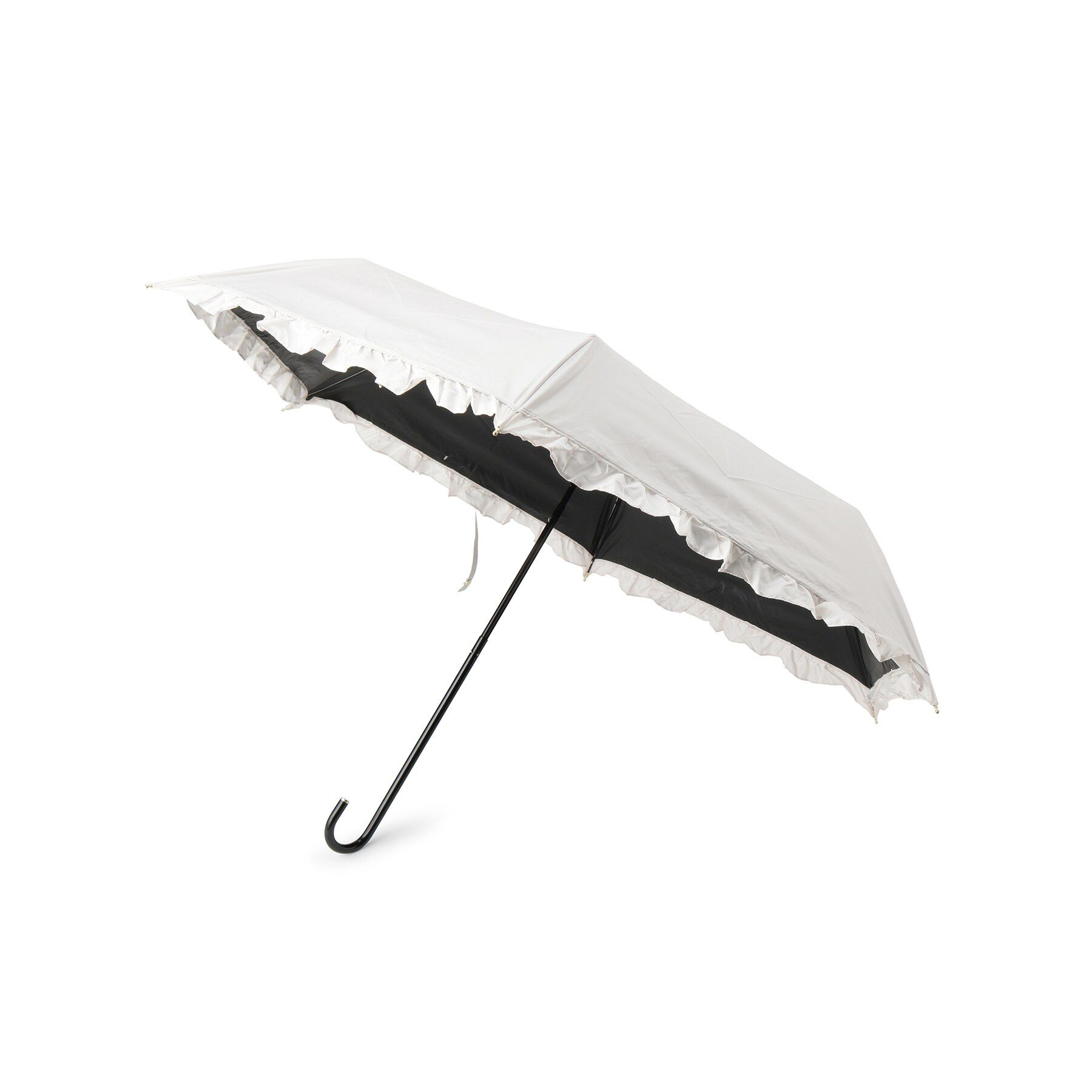 grove「遮光クラシックフリル ミニ Wpc．」|傘|アイボリー(004)