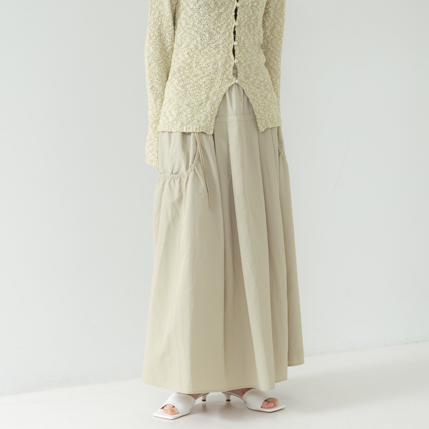 GALLEST「ギャザーポケットスカート」|スカート|