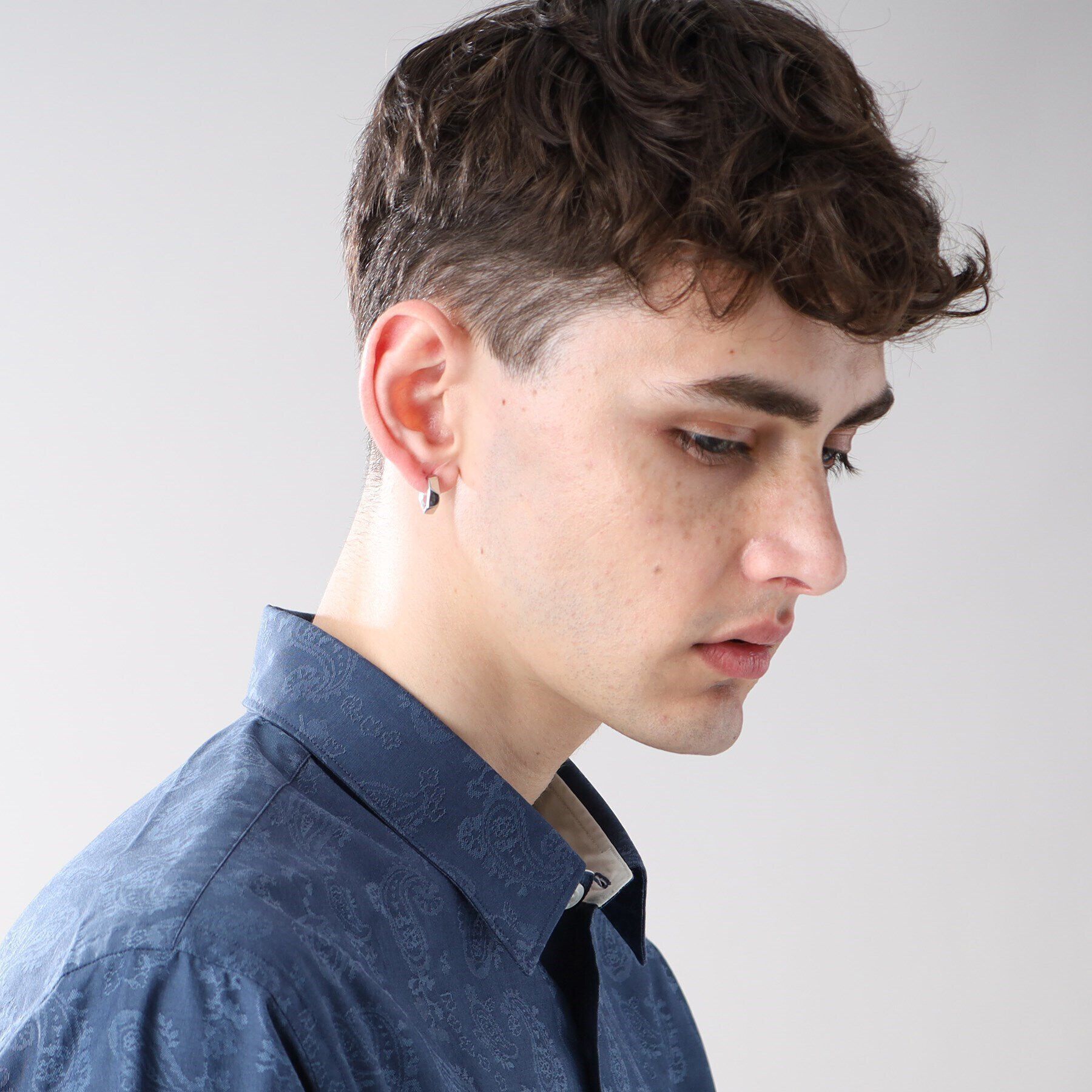 TAKEO KIKUCHI「ペンタゴンカットピアス」|ピアス|