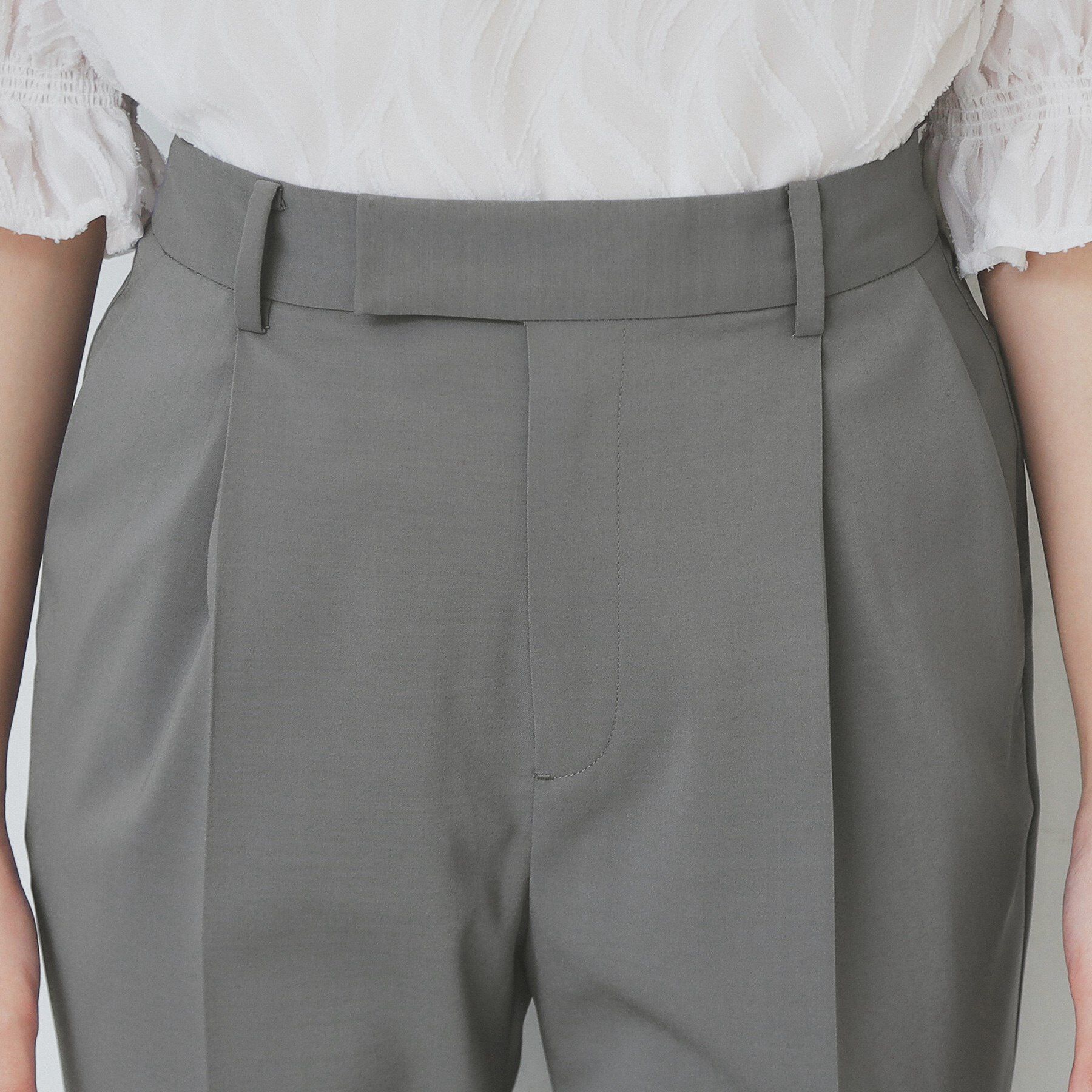 index「ストレッチテーパードパンツ/セットアップ対応【洗濯機洗い可/抗ピル/接触冷感】」|その他|