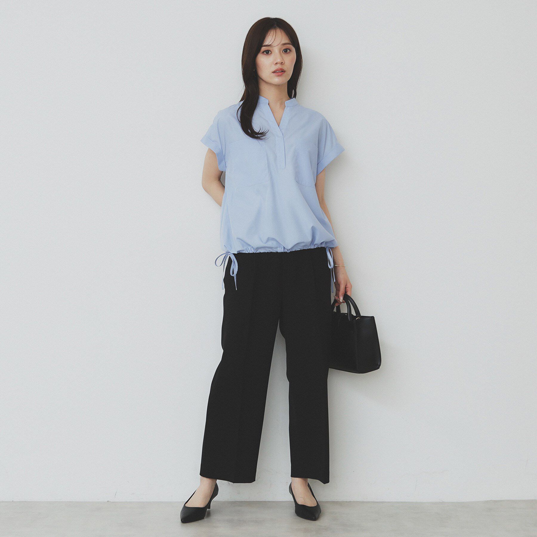 index「ダブルポケットスキッパーシャツ【洗濯機洗い可/イージーアイロン】」|シャツ・ブラウス|