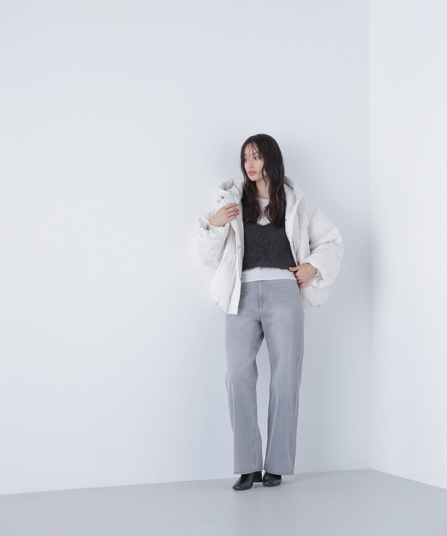  「ショートフードダウン」|ブルゾン・スタジャン|