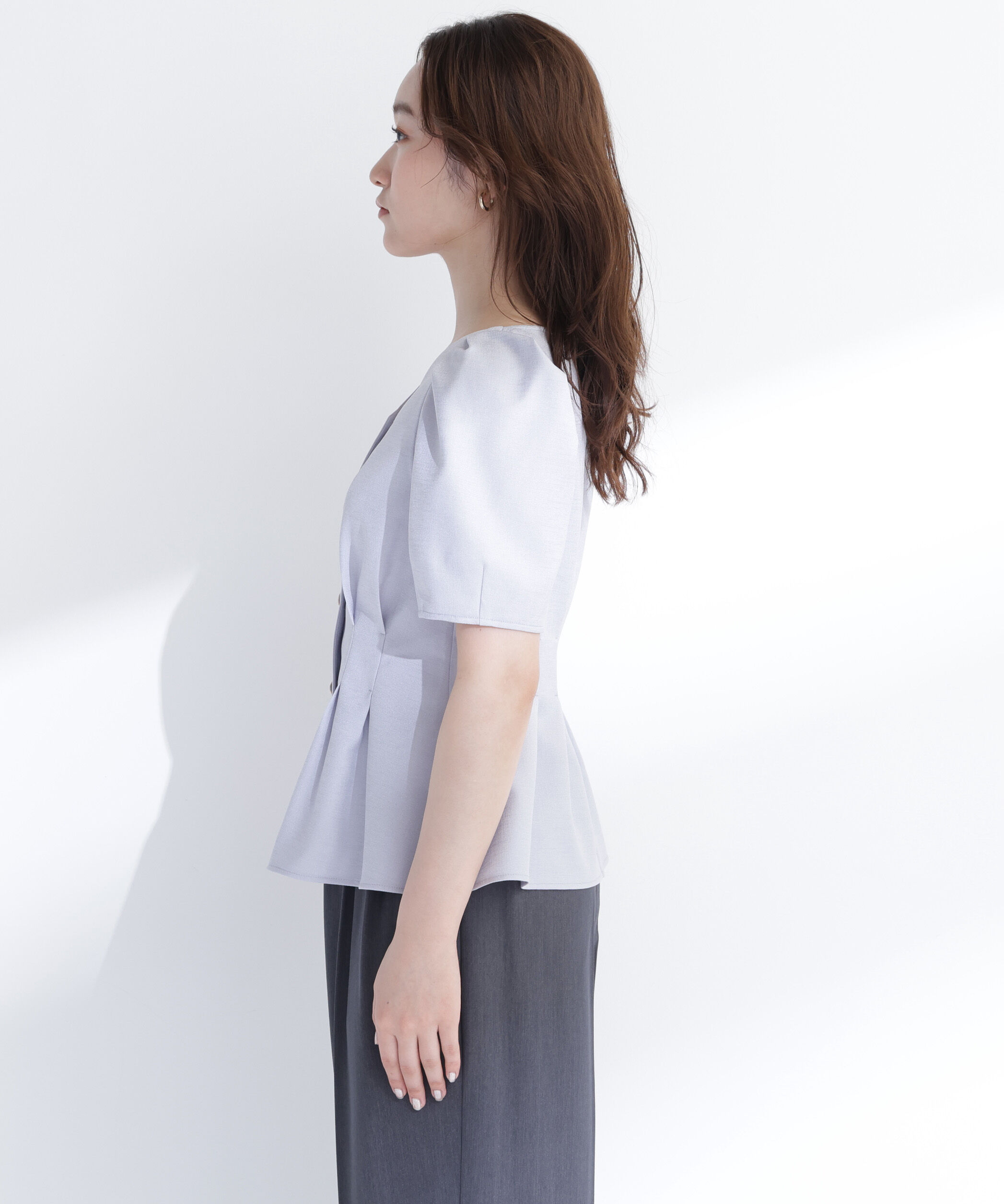  「ウエストタックブラウス」|シャツ・ブラウス|