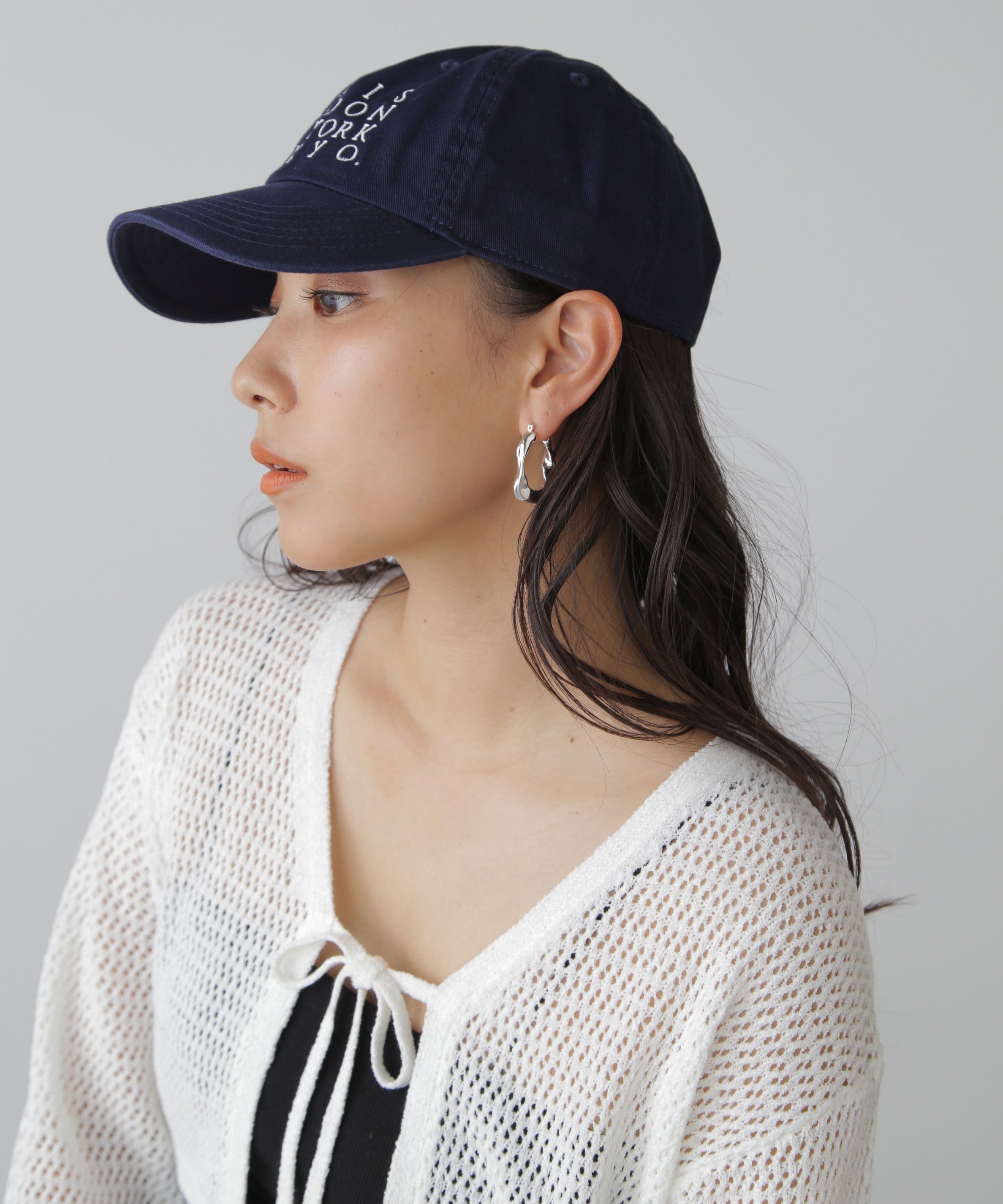  「ロゴ刺繍キャップ」|ソックス|