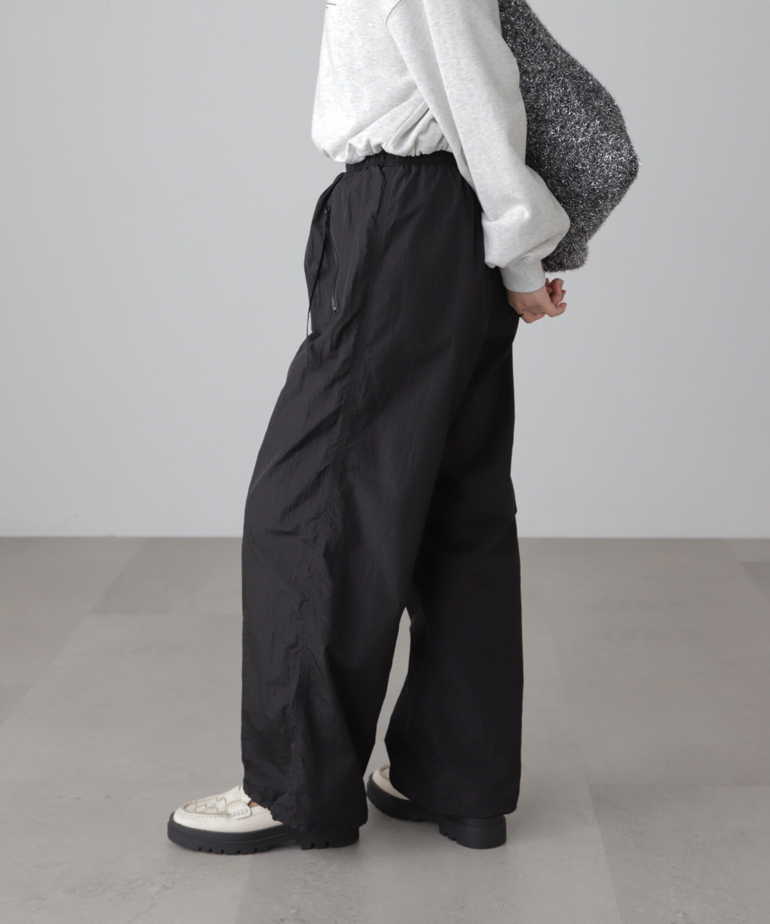  「ジップポケットパラシュートパンツ」|その他|