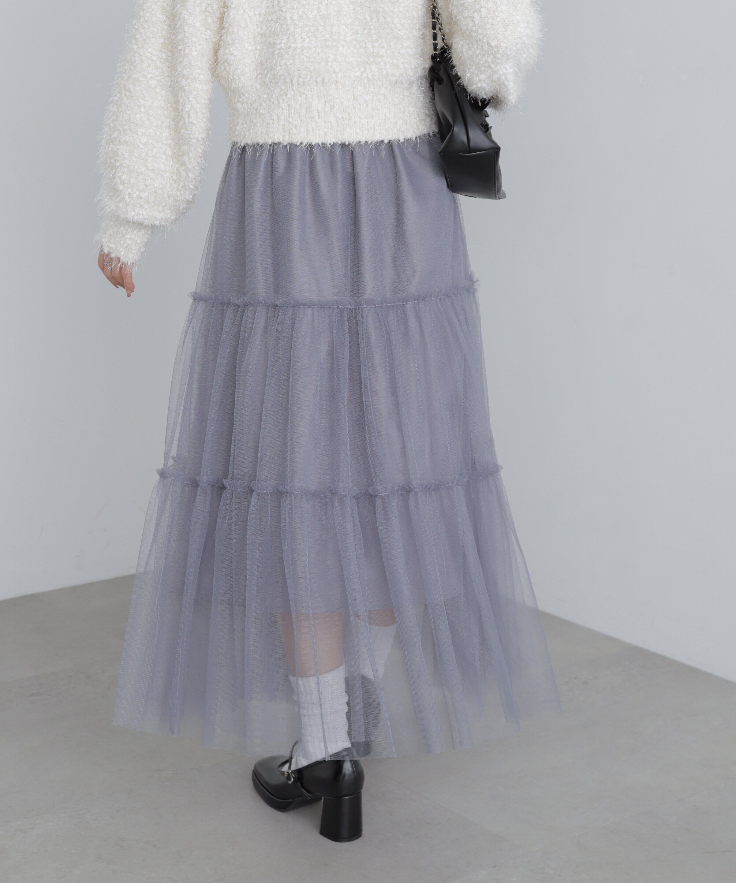  「ティアードチュールスカート」|スカート|