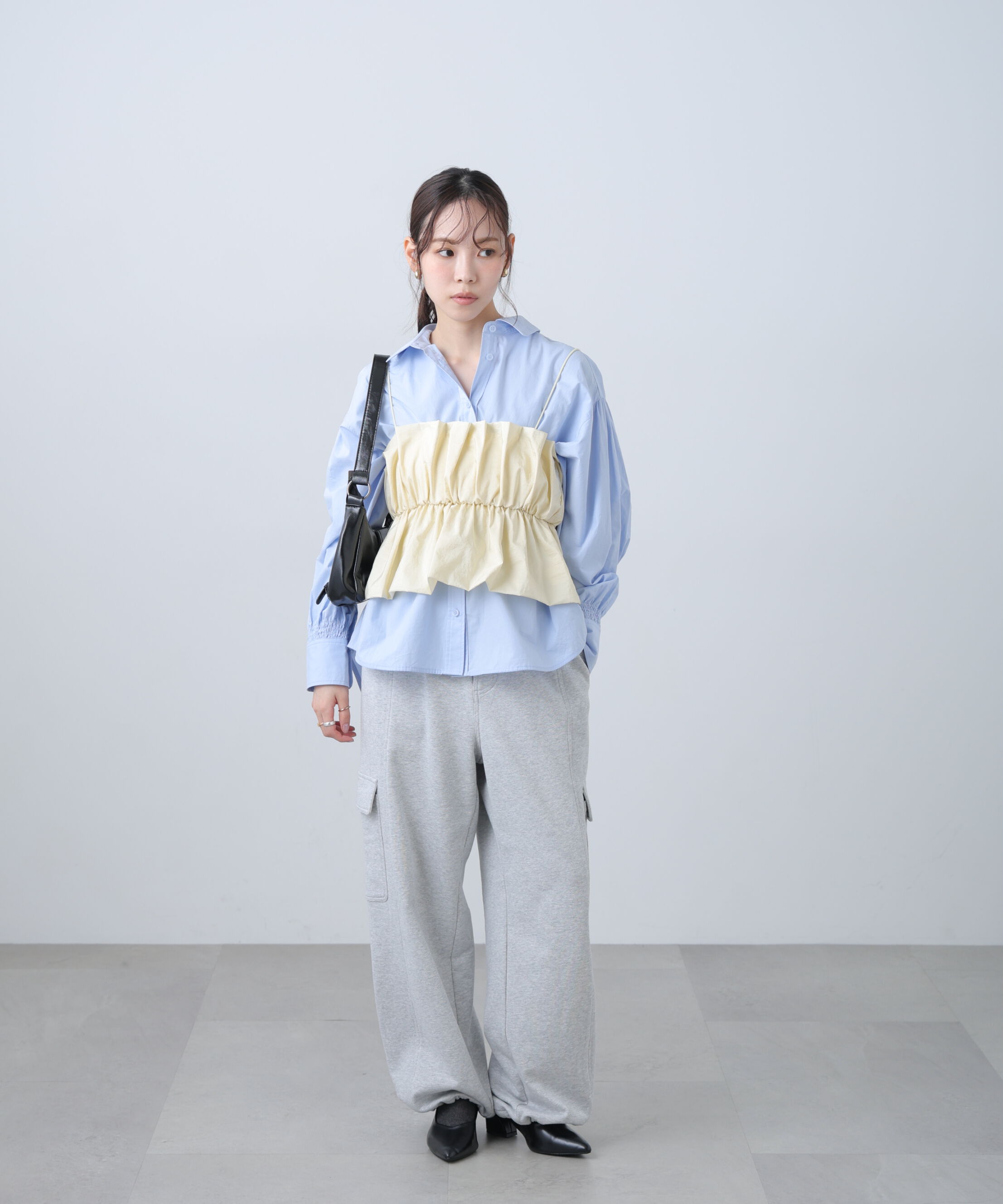  「シャイニーキャミソールビスチェ」|シャツ・ブラウス|