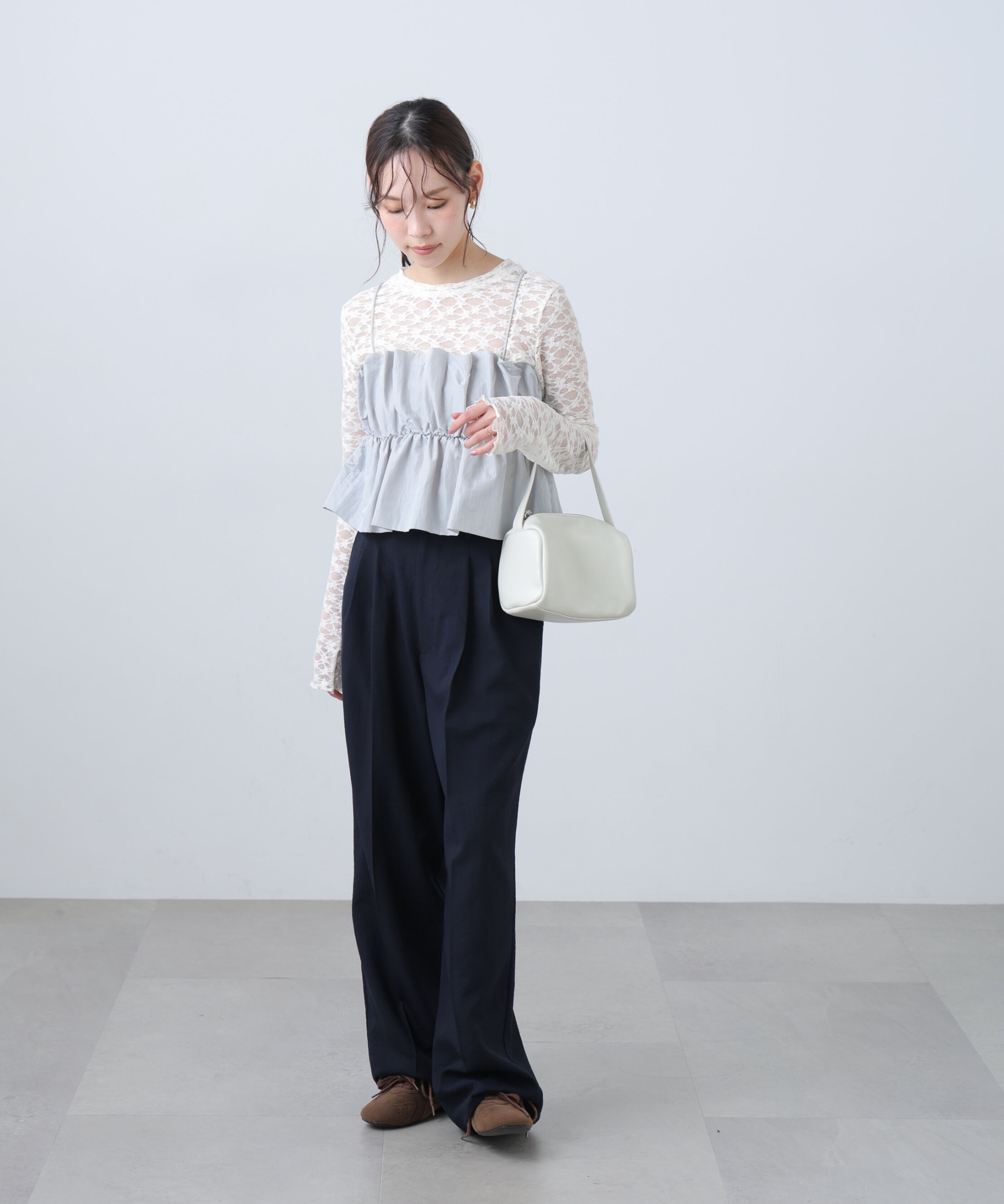  「シャイニーキャミソールビスチェ」|シャツ・ブラウス|