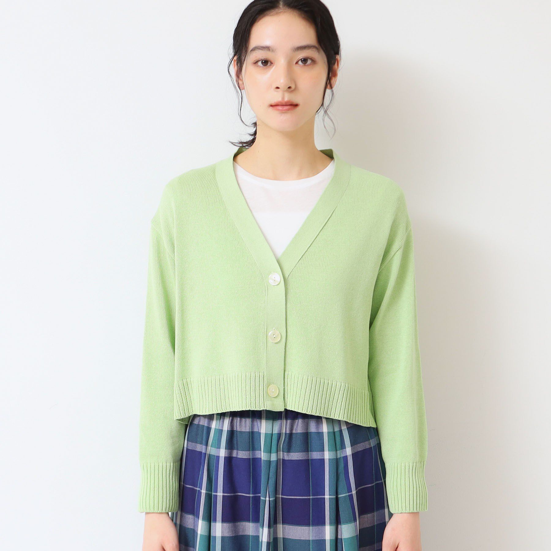 Dessin「【洗える】ミドルゲージショートカーディガン （S～L）」|カーディガン|