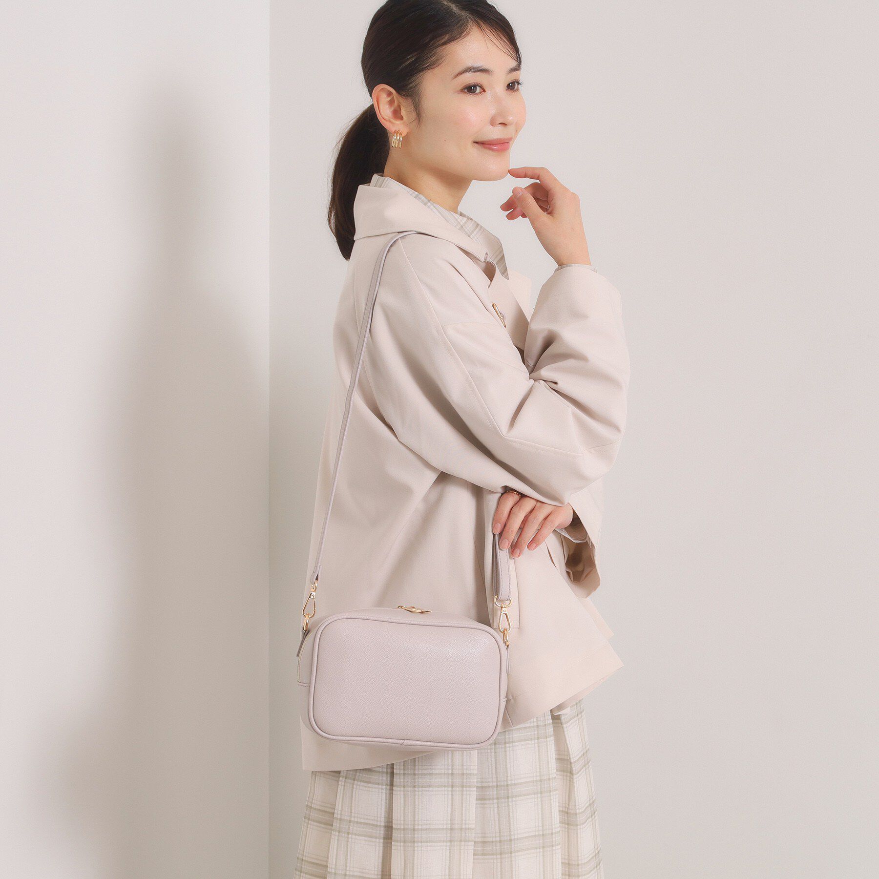 ITS&rsquo;DEMO「【ベルト付け替え可】スクエアセットミニショルダー」|ショルダー・メッセンジャー|