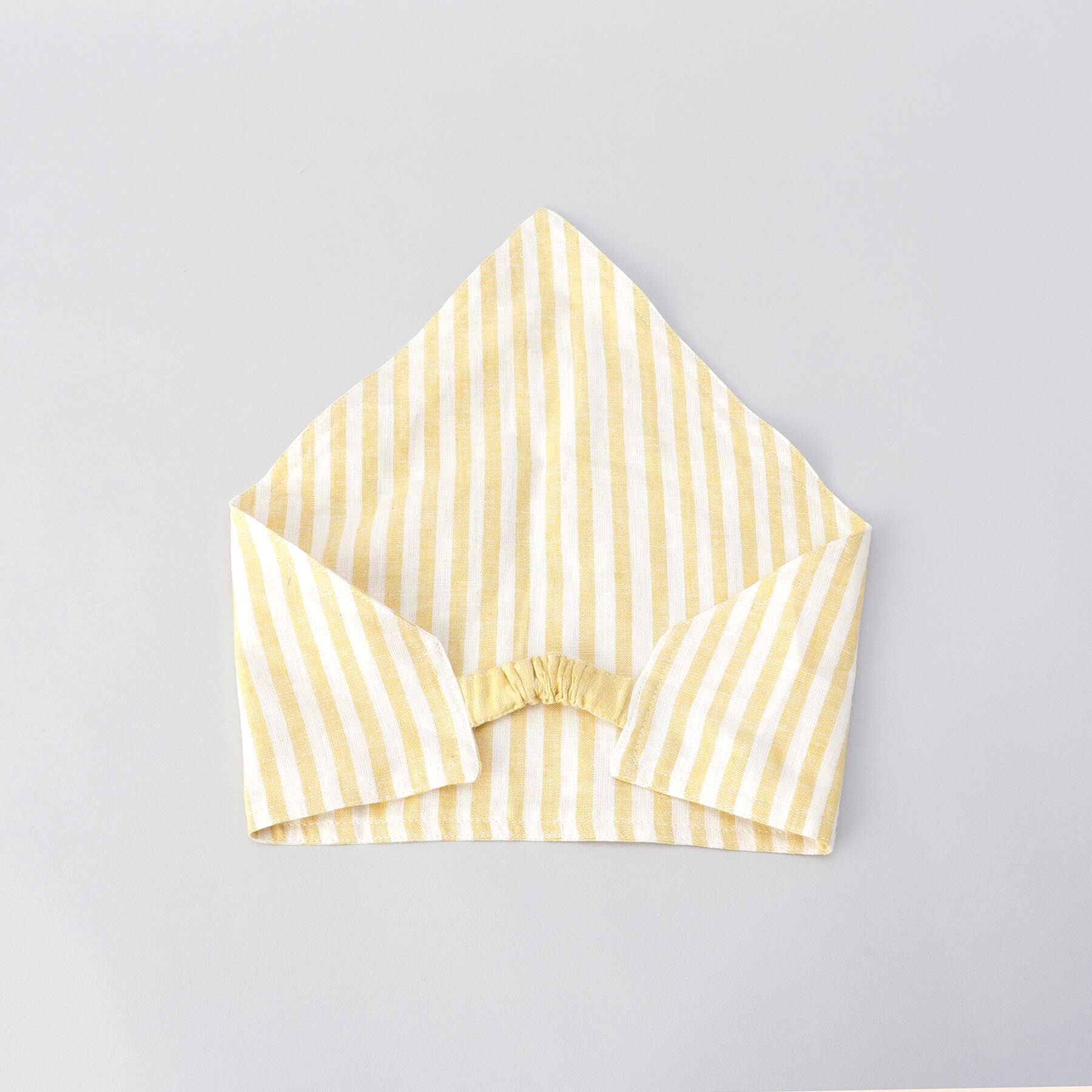 212 KITCHEN STORE「ブロックストライプ リネンコットン キッズエプロン・三角巾セット LM ＜212Kオリジナル ＞」|食器・キッチングッズ|