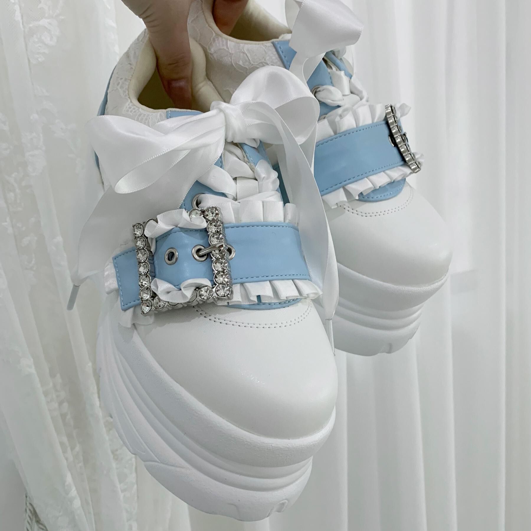 csT&P「夢見るシリーズキラキラ厚底スニーカー」|スニーカー|