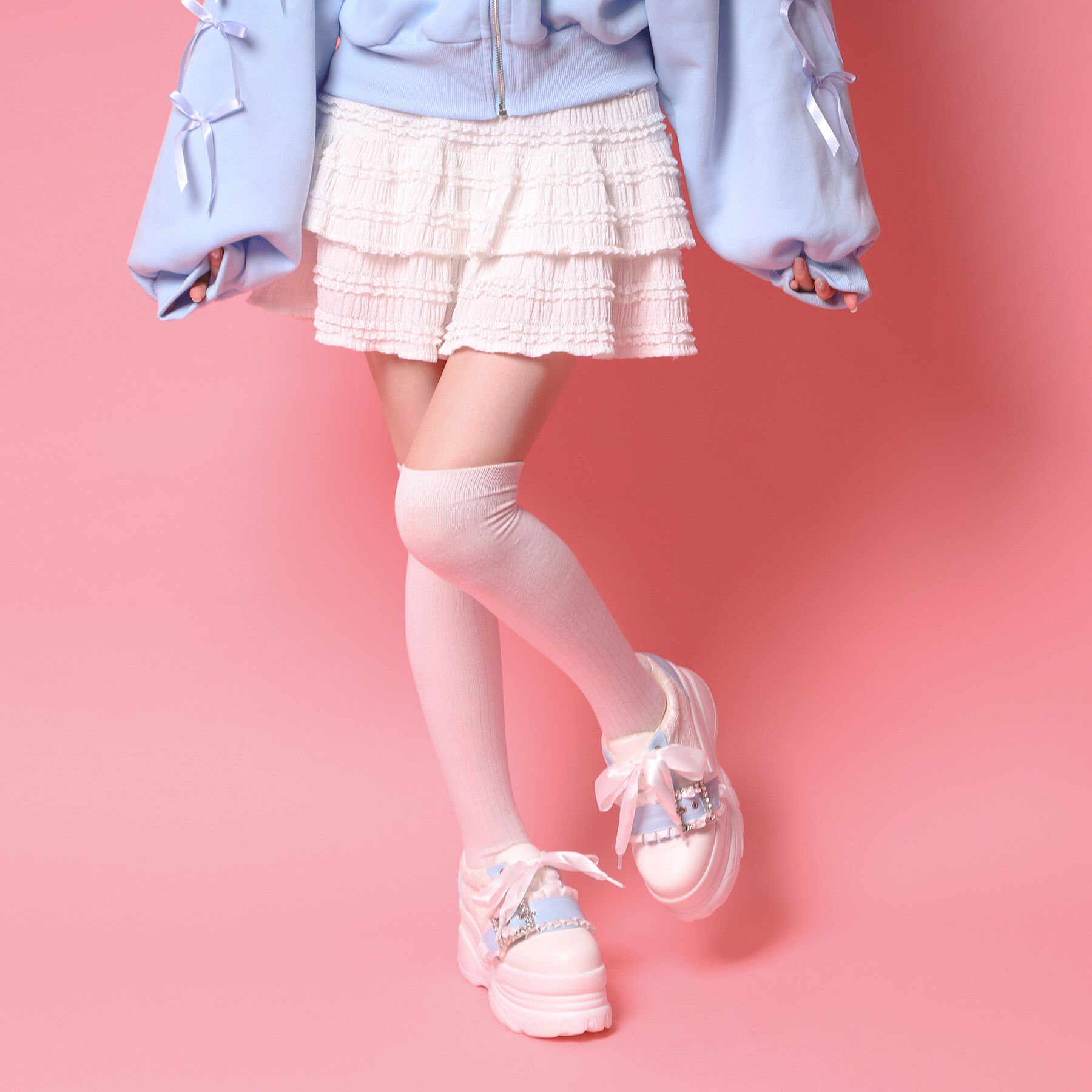 csT&P「夢見るシリーズキラキラ厚底スニーカー」|スニーカー|