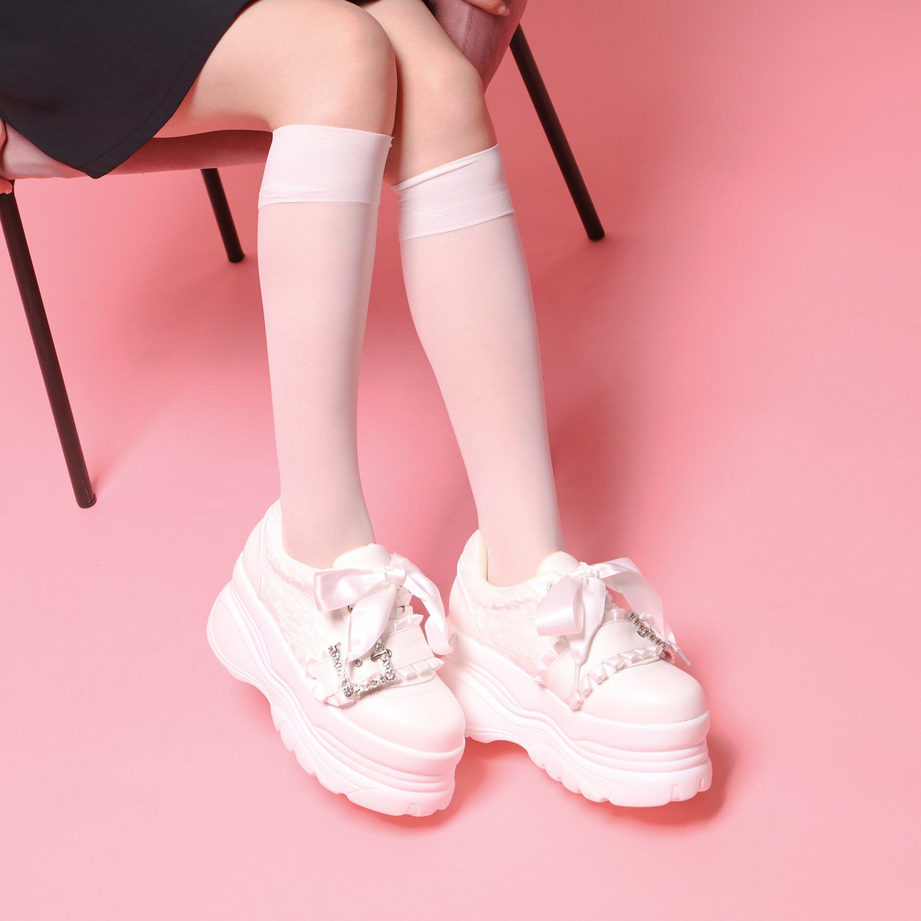 csT&P「夢見るシリーズキラキラ厚底スニーカー」|スニーカー|