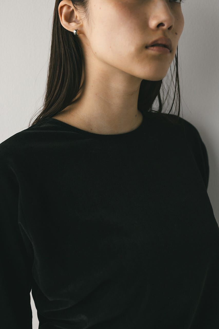 STYLEMIXER「メッシュベロアロンT」|Tシャツ・カットソー|