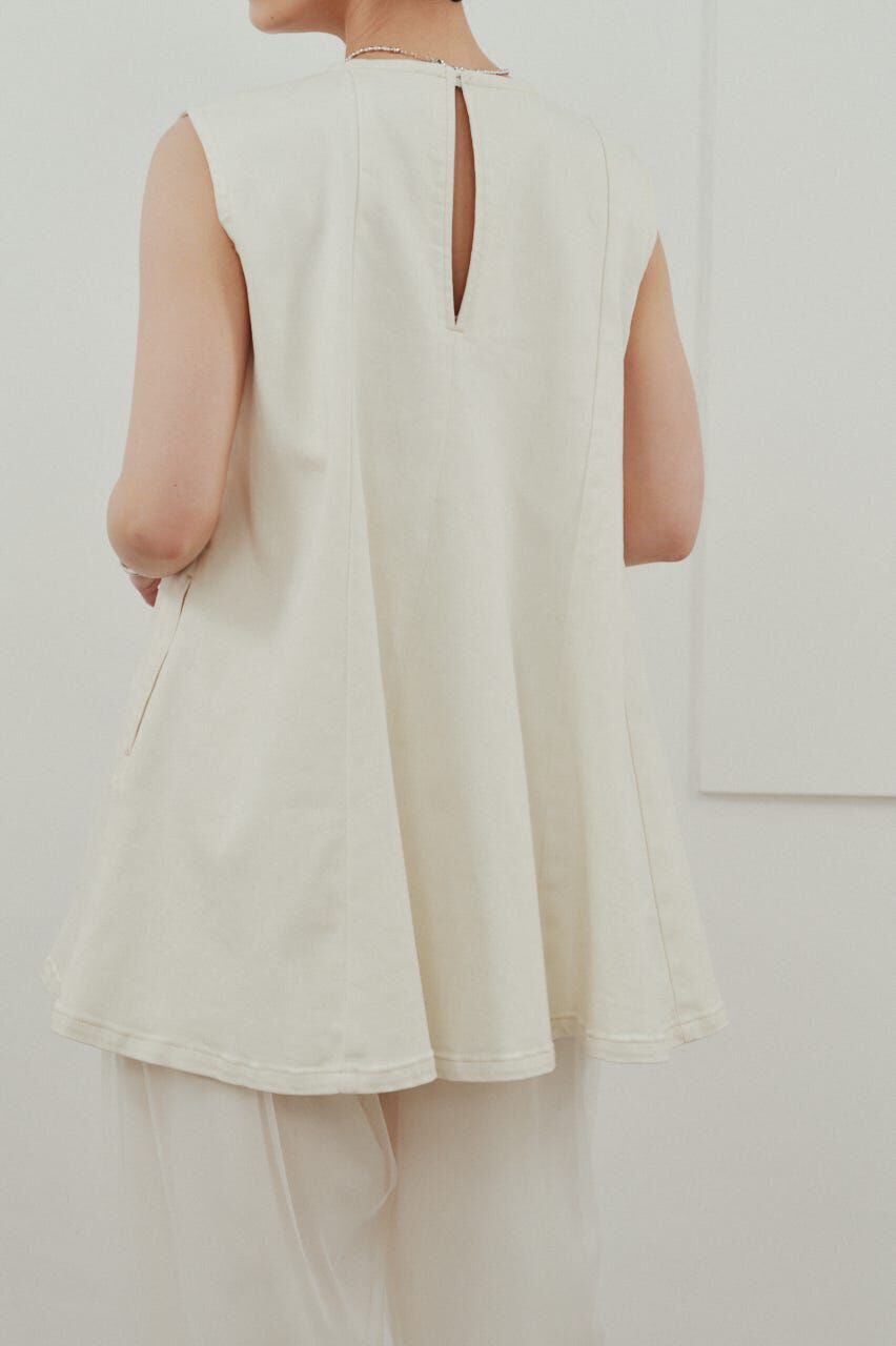 STYLEMIXER「パネルフレアデニムチュニック」|チュニック|