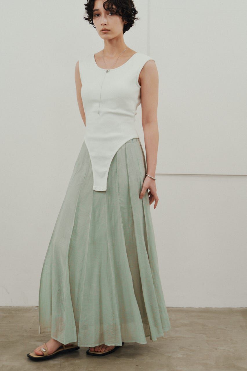 STYLEMIXER「ピンタックシアースカート」|スカート|MINT