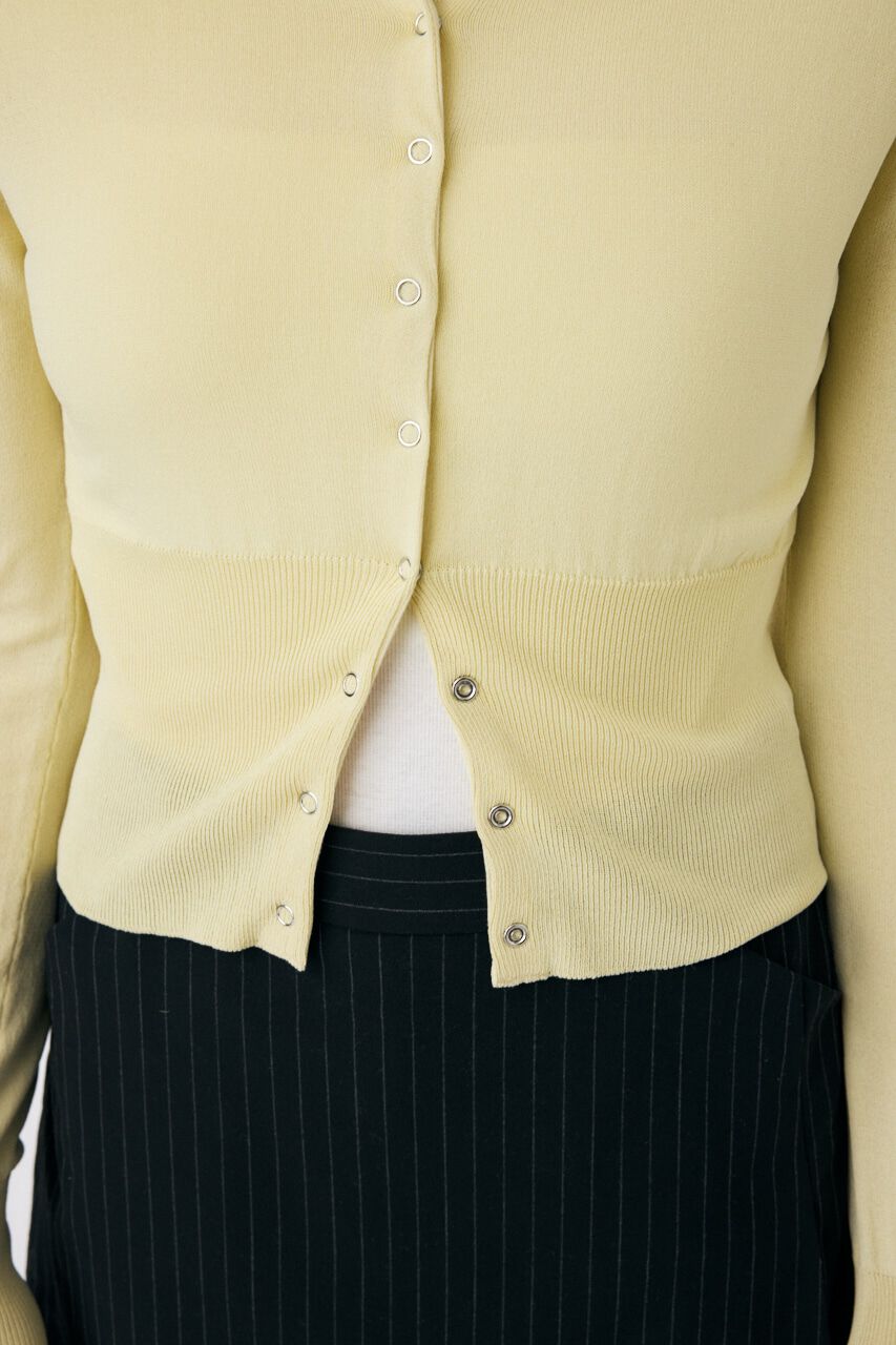 MOUSSY「WAIST SWITCHING カーディガン」|カーディガン|