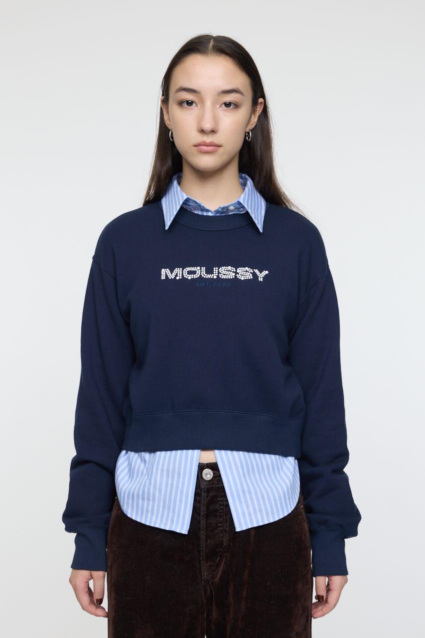MOUSSY「LITTLE POPS LOGO プルオーバー」|パーカー|
