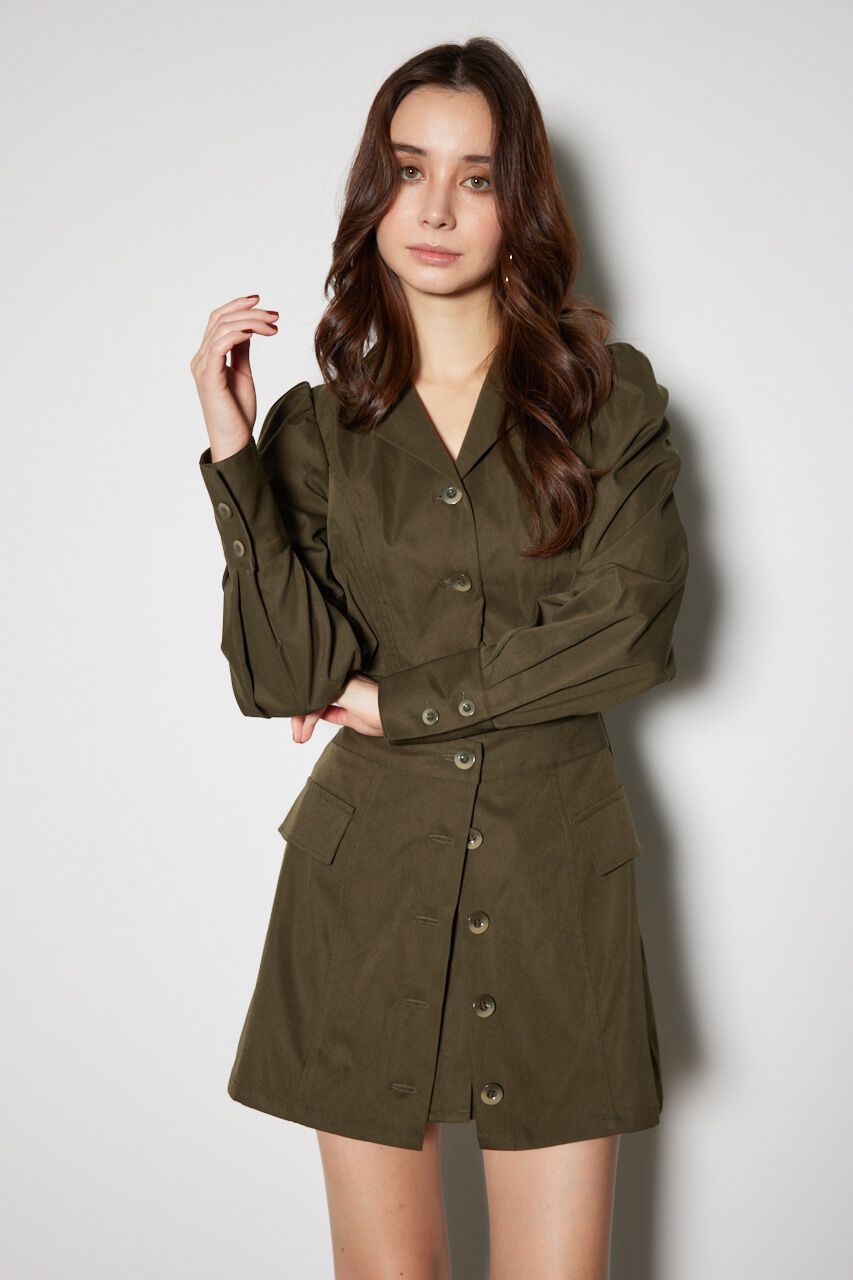 rienda「ラップパターンミニ ワンピース」|ワンピース|