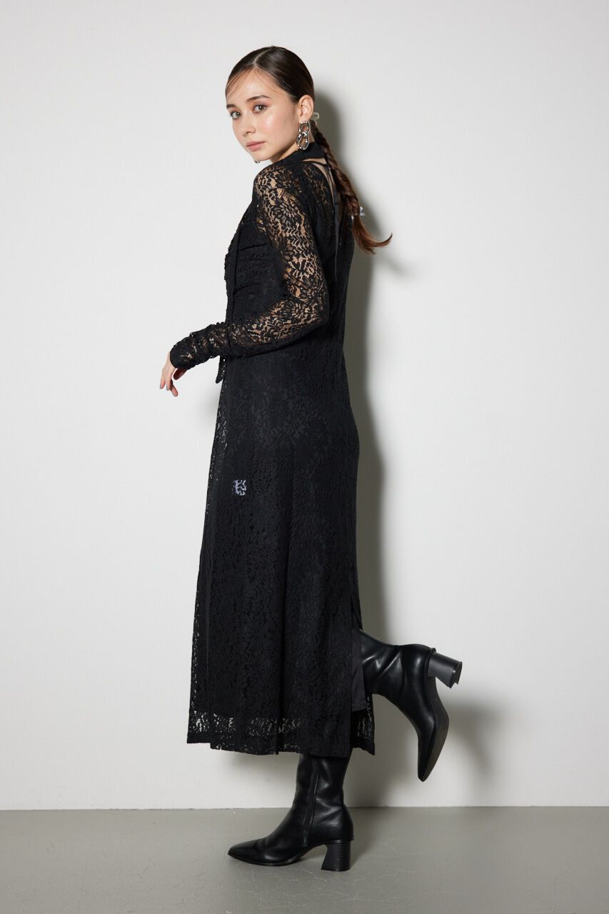 rienda「チョーカー付Iラインレースワンピース」|ワンピース|