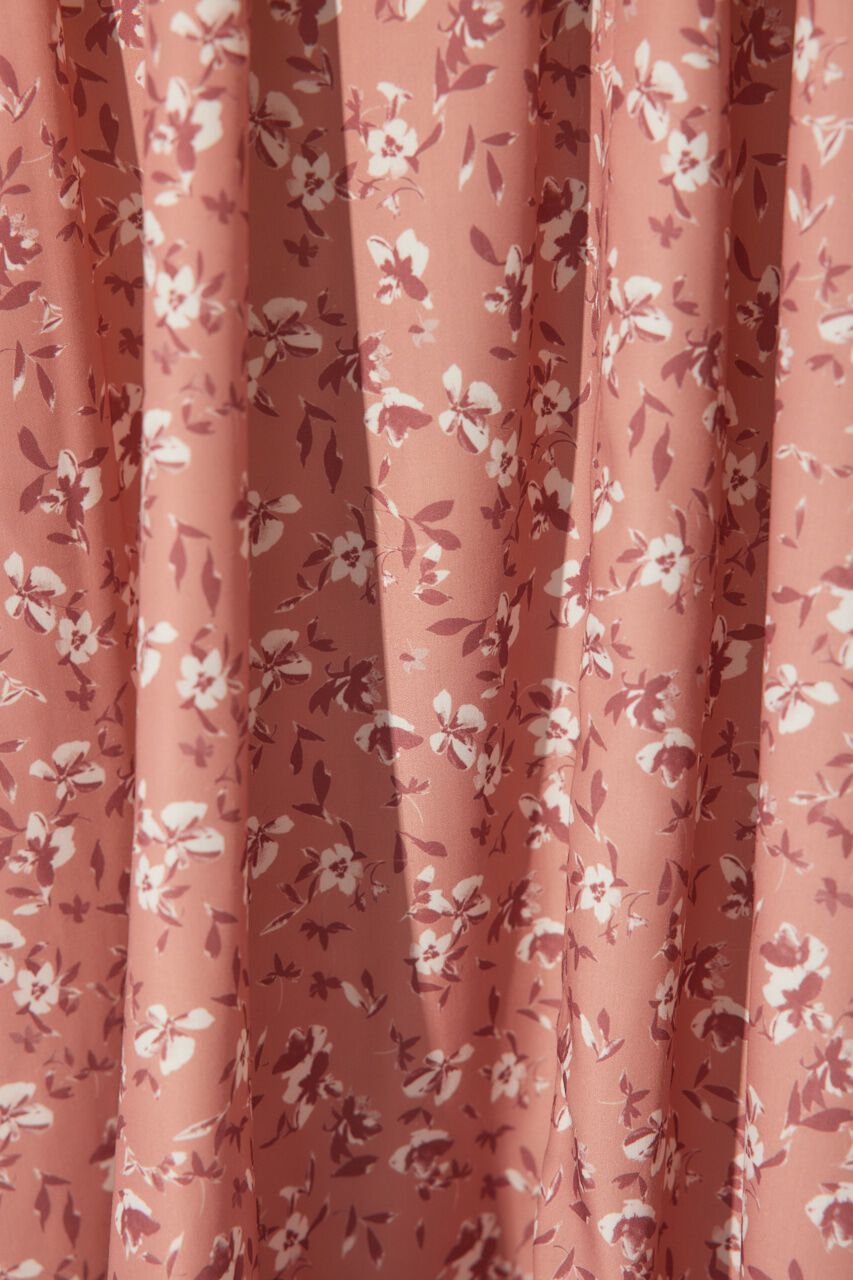 rienda「バストギャザーデザインフレアワンピース」|ワンピース|