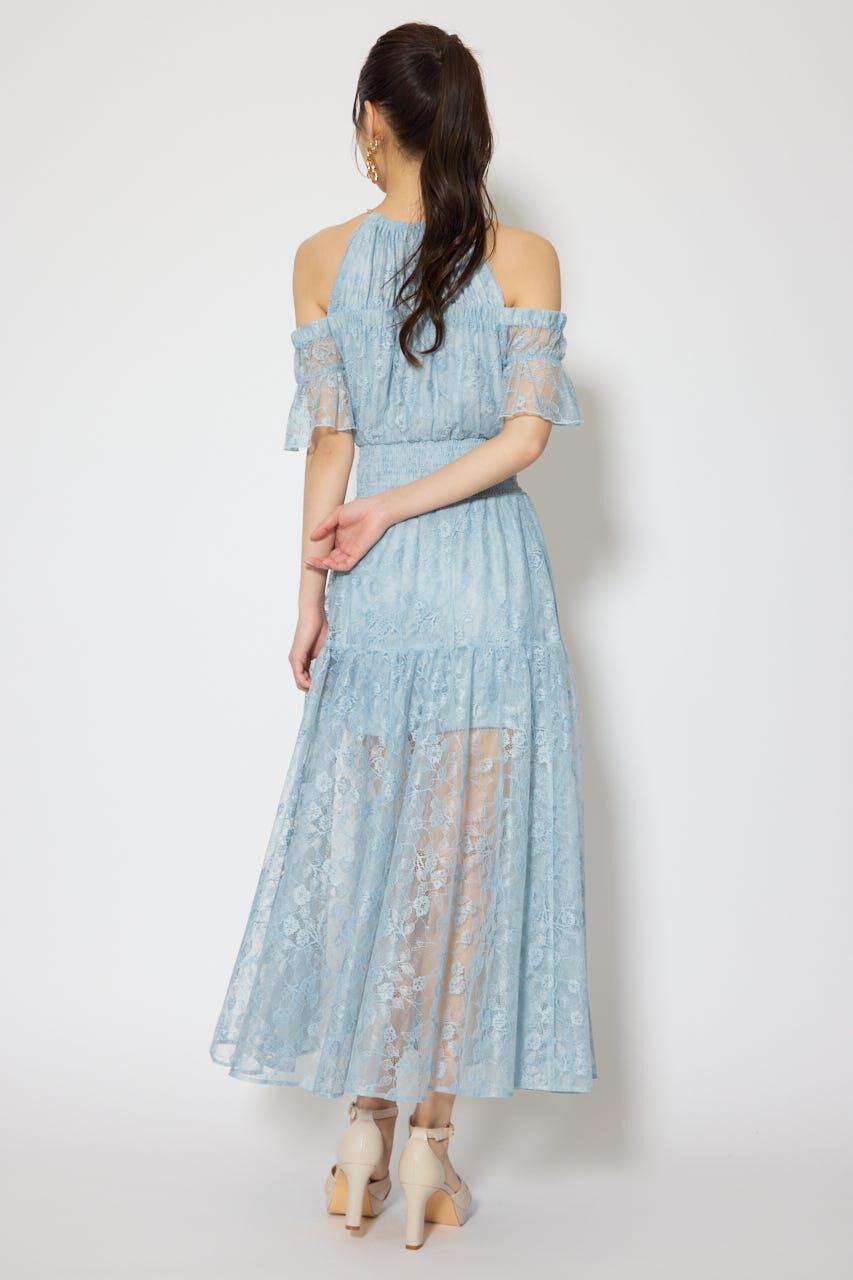 rienda「2WAYホルターネックレースロンパース」|ワンピース|