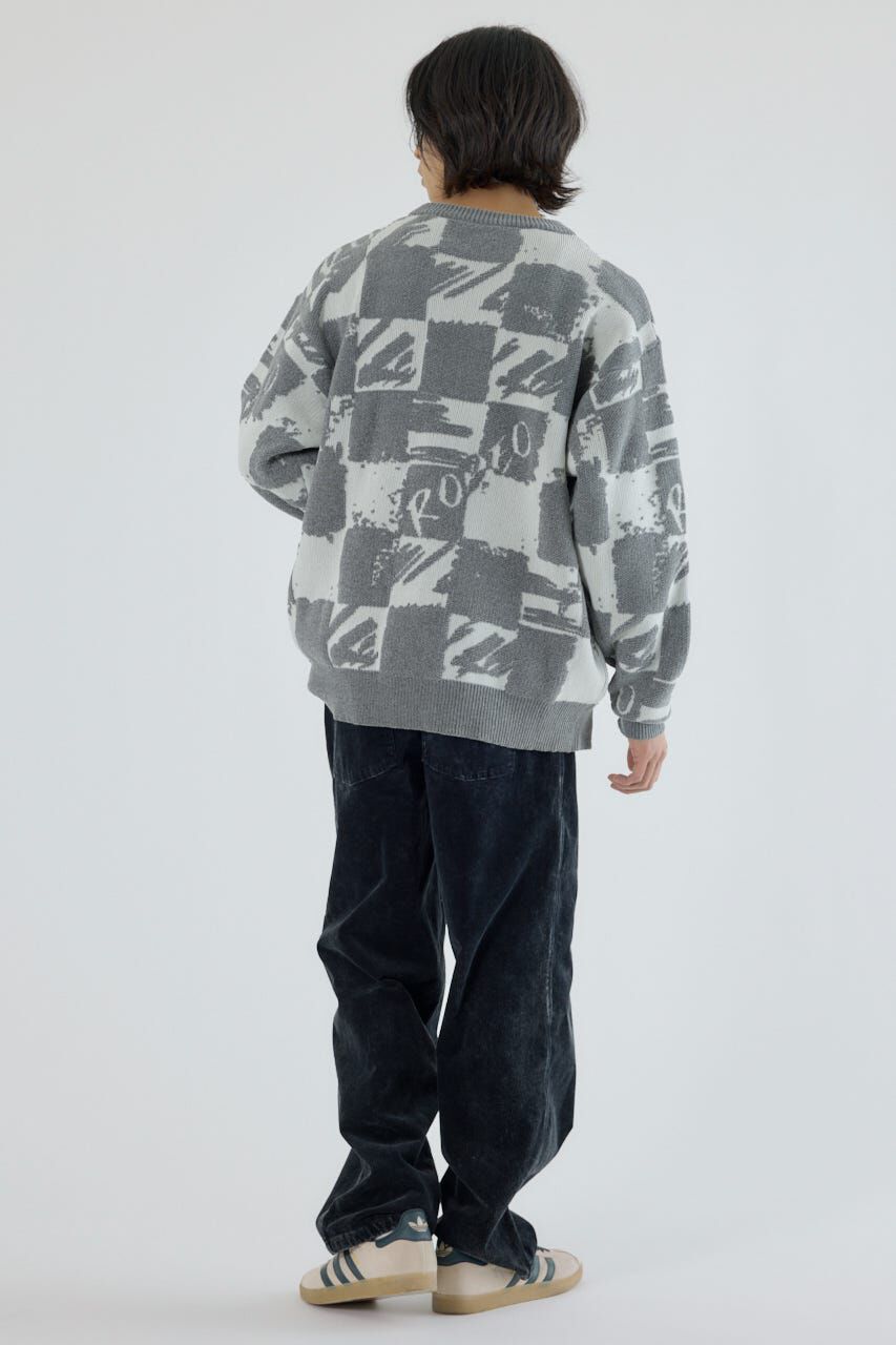 RODEO CROWNS「ブロークンチェックニット」|ニット・セーター|