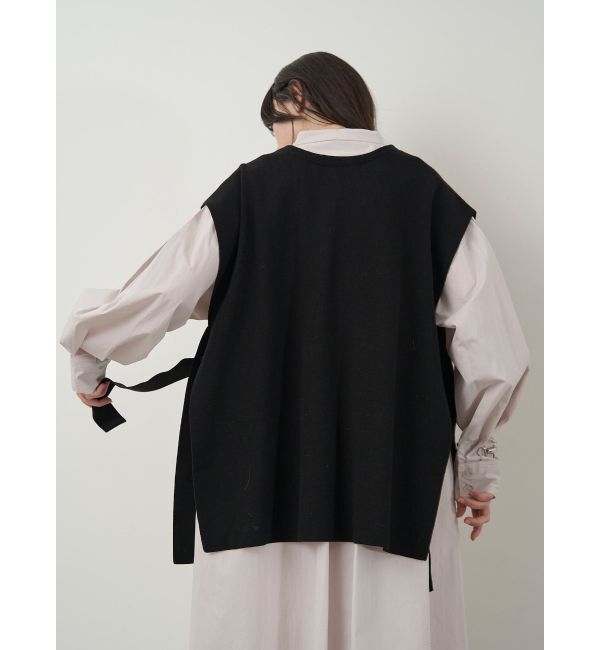 ELENDEEK「KNIT VEST LAYERED SH OP」|ワンピース|