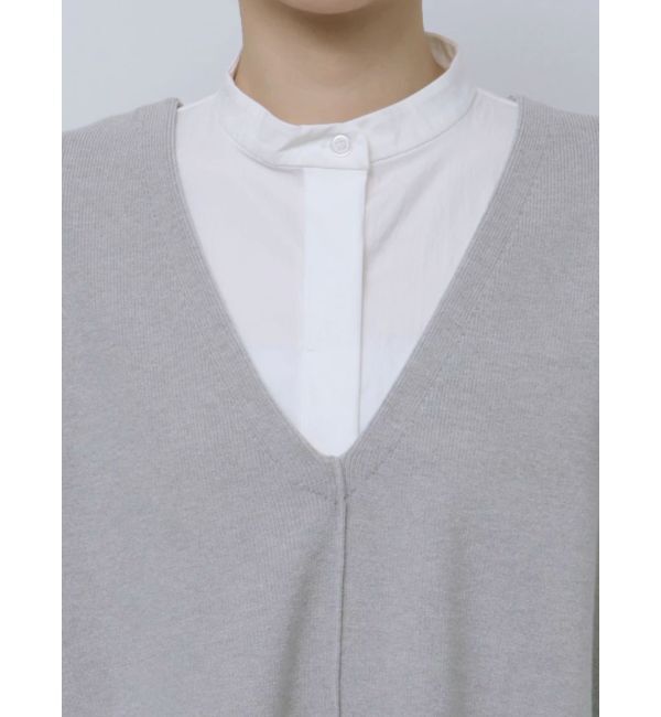 ELENDEEK「KNIT VEST LAYERED SH OP」|ワンピース|