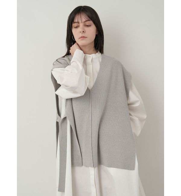 ELENDEEK「KNIT VEST LAYERED SH OP」|ワンピース|