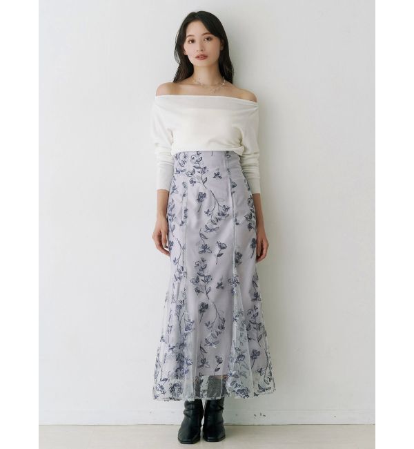 MERCURYDUO「3WAYボートネックニット」|ニット・セーター|