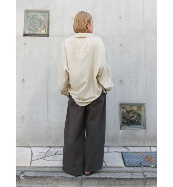 Ungrid「起毛コクーンチノパンツ」|チノ|