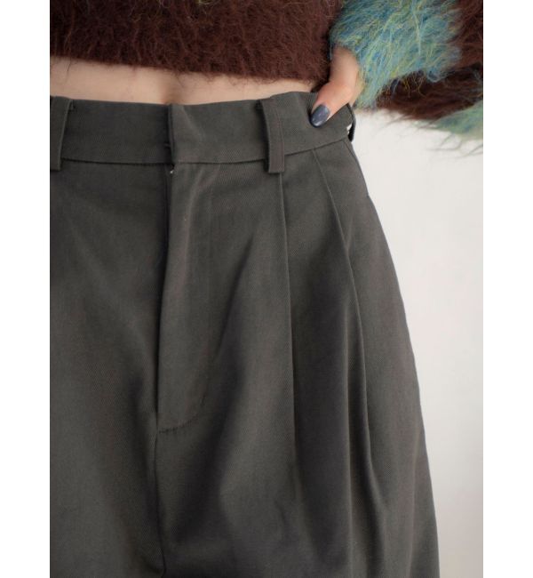 Ungrid「起毛コクーンチノパンツ」|チノ|