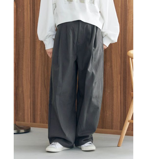 Ungrid「起毛コクーンチノパンツ」|チノ|