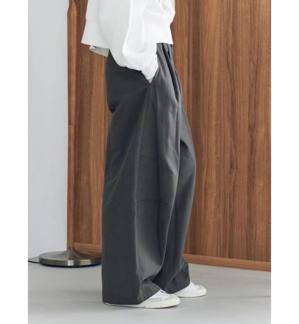 Ungrid「起毛コクーンチノパンツ」|チノ|