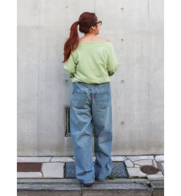 Ungrid「タックオフショルスウェット」|スウェット・ジャージ|