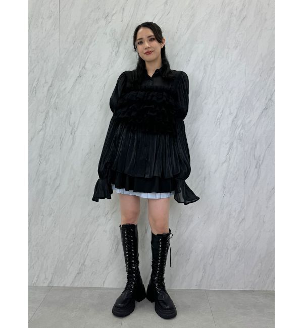 jouetie「ボリュームスリーブシアーシャツ」|シャツ・ブラウス|