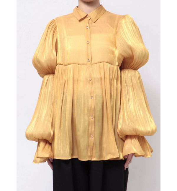 jouetie「ボリュームスリーブシアーシャツ」|シャツ・ブラウス|