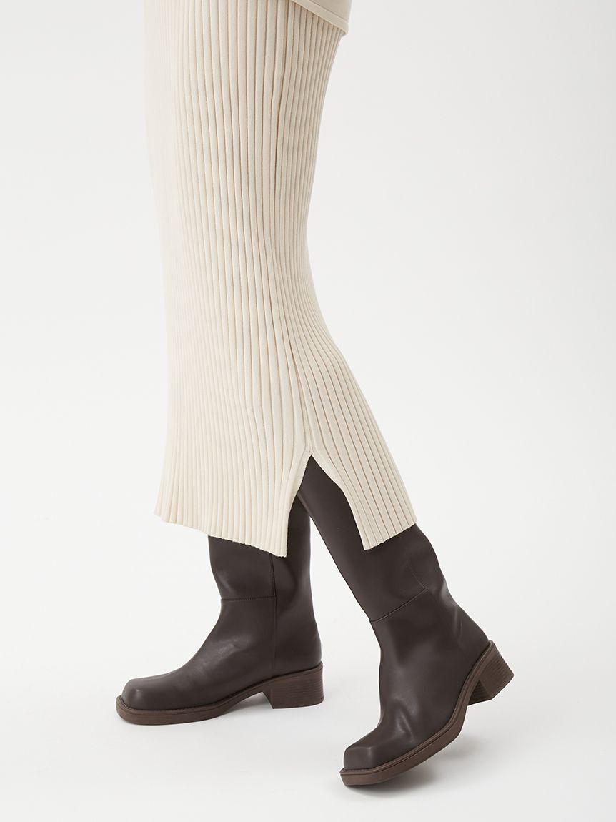 Mila Owen「両得レイヤードニットワンピ」|ワンピース|