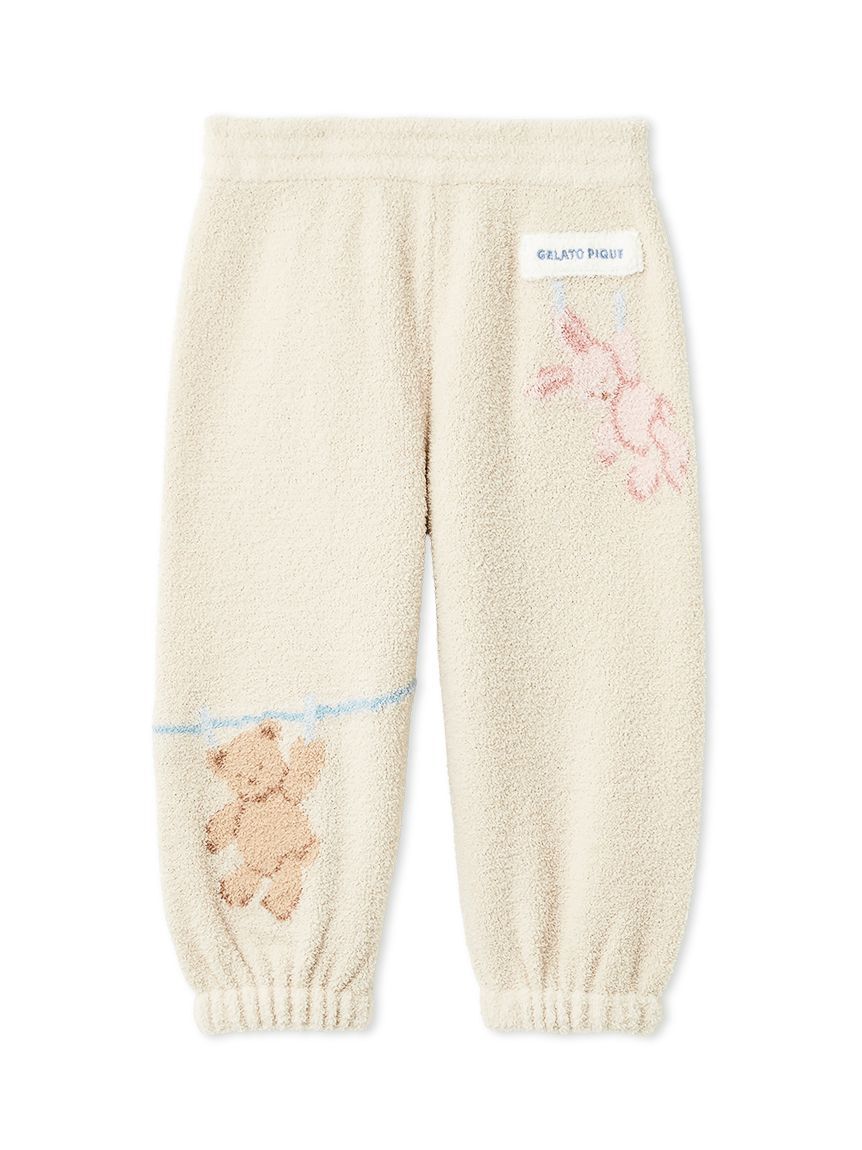 GELATO PIQUE KIDS & BABY「【BABY】エアリーモコウォッシングアニマルジャガードロングパンツ」|その他ベビーウェア|