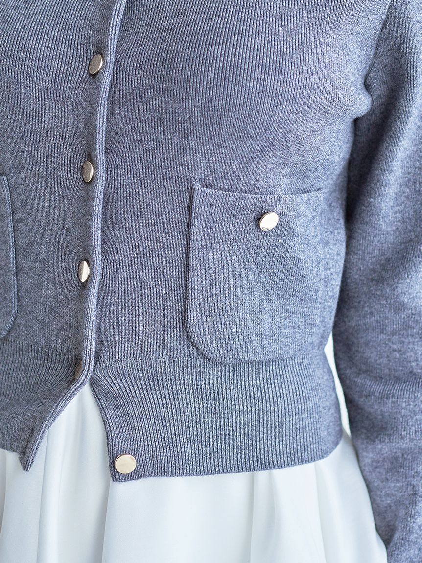 SNIDEL「Sustainableニットカーデ&times;ティアードスカートセット」|ワンピース|