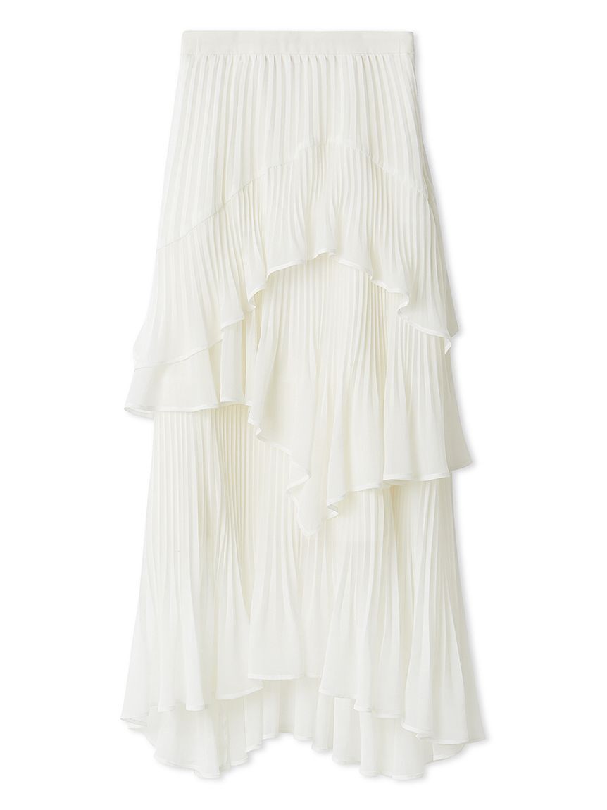 SNIDEL「Sustainableプリーツティアードスカート」|スカート|