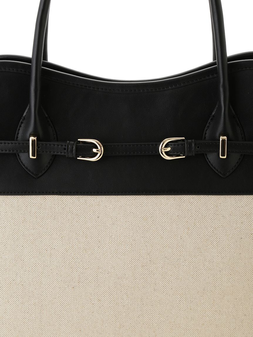 SNIDEL「【WEB限定カラーあり】ソフトベルトトートバッグ」|トートバッグ|